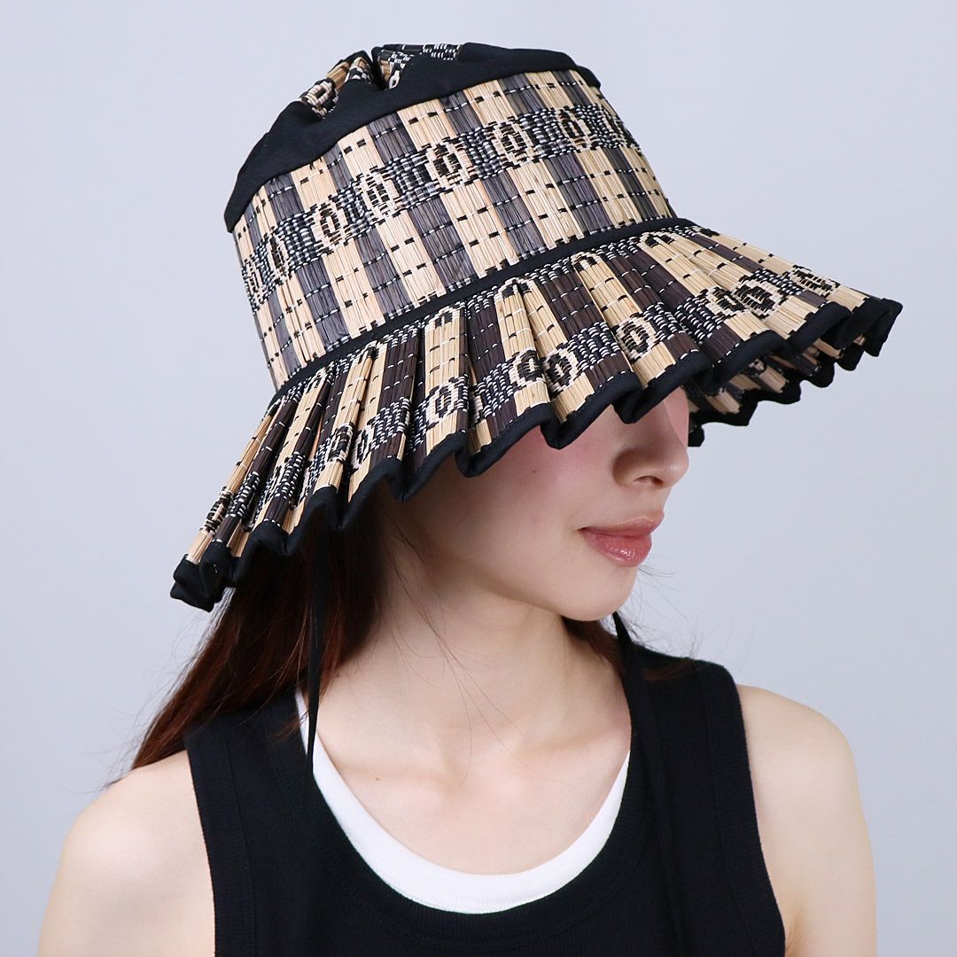 ローナマーレイ LORNA MURRAY 帽子 ストローハット 麦わら帽子 ISLAND CAPRI HAT BORA BORA MIDI バイザー サンハット