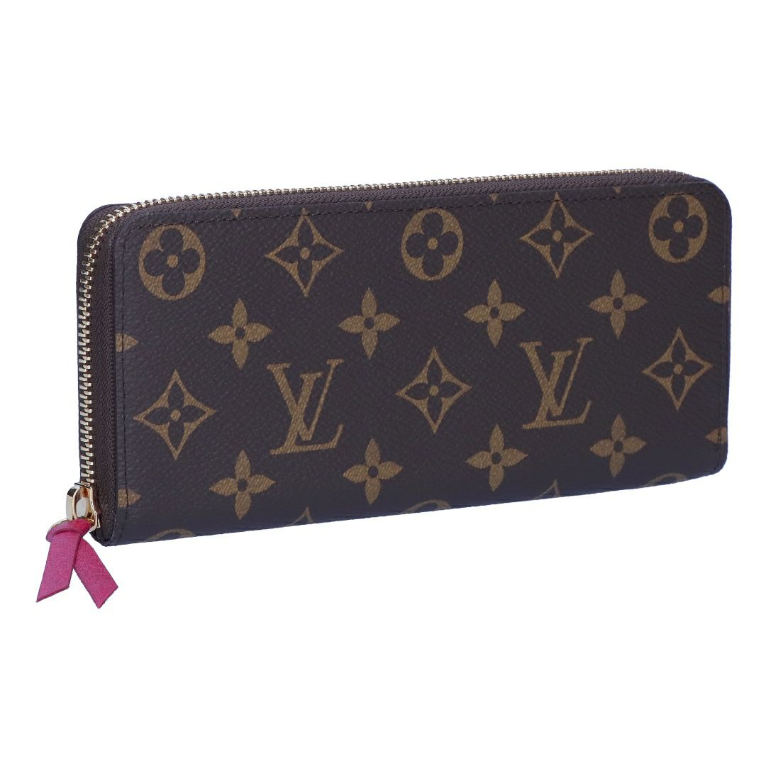 ルイヴィトン LOUIS VUITTON 長財布 モノグラム M60742 ポルトフォイユ・クレマンス フューシャ