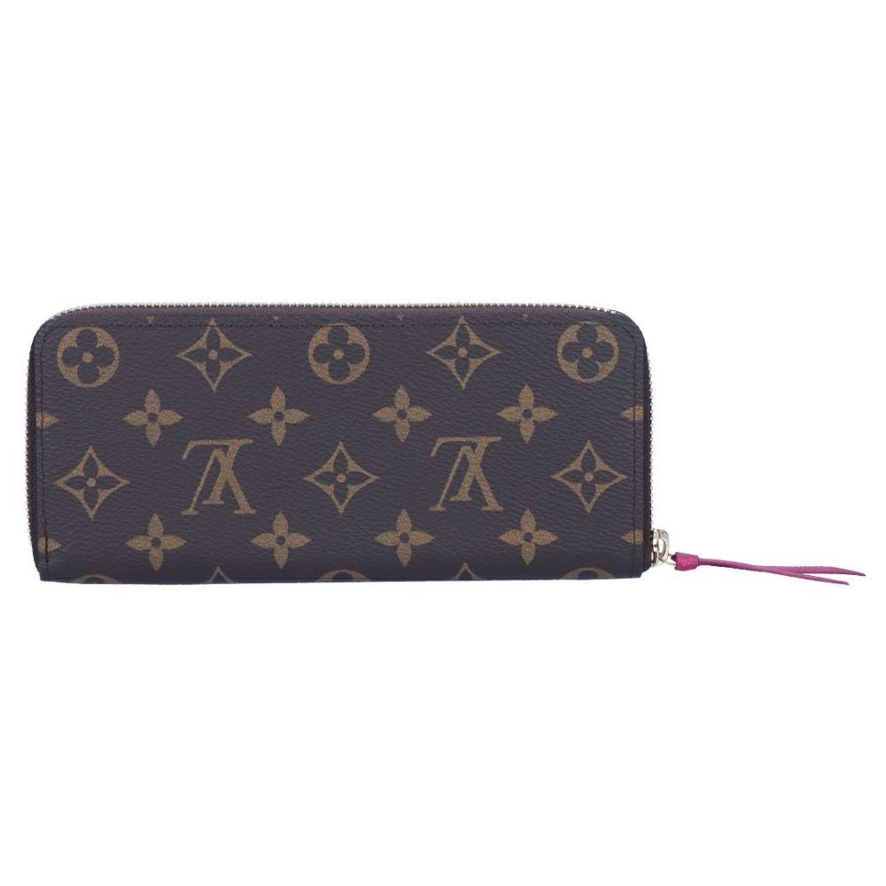 ルイヴィトン LOUIS VUITTON 長財布 モノグラム M60742 ポルトフォイユ・クレマンス フューシャ