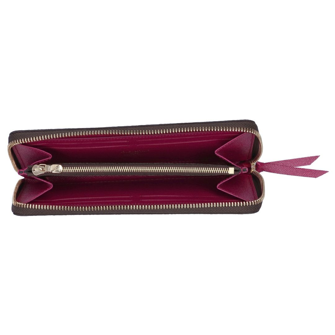 ルイヴィトン LOUIS VUITTON 長財布 モノグラム M60742 ポルトフォイユ・クレマンス フューシャ