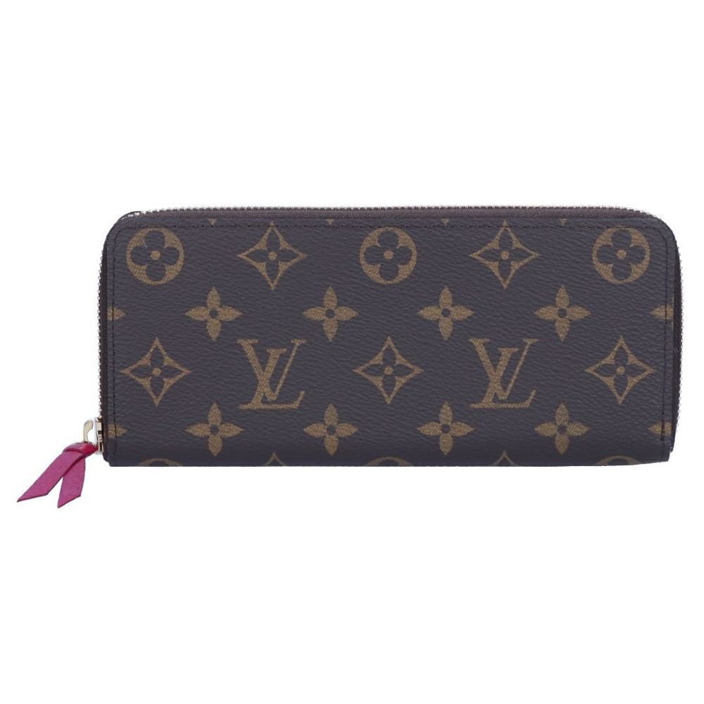 ルイヴィトン LOUIS VUITTON 長財布 モノグラム M60742 ポルトフォイユ・クレマンス フューシャ