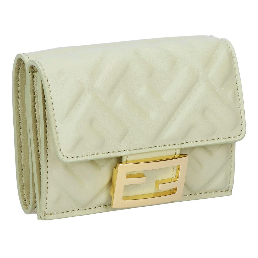FENDI フェンディ バゲット マイクロ 三つ折り財布 小銭入付き FF  