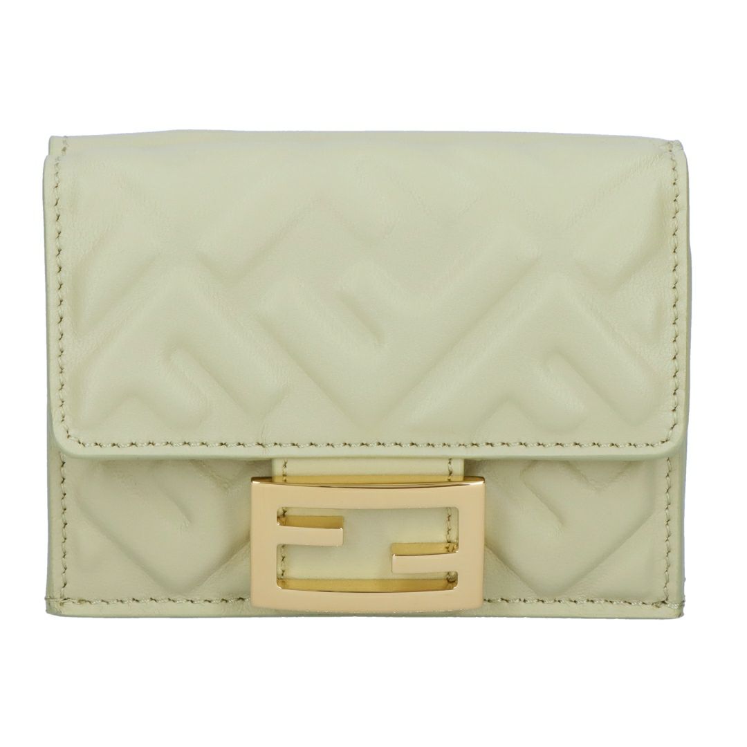 フェンディ FENDI 折財布 三つ折り財布 BAGUETTE バゲット 8M0395 AAJD F1AST SAGE マイクロ 【お取り寄せ】