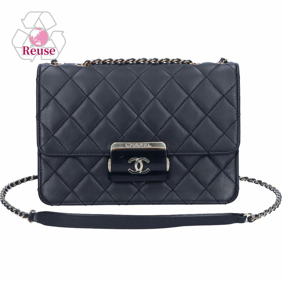 【リユース品】 シャネル CHANEL バッグ ショルダーバッグ ビューティーロック チェーンショルダーバッグ A93222 ブラック 【お取り寄せ】