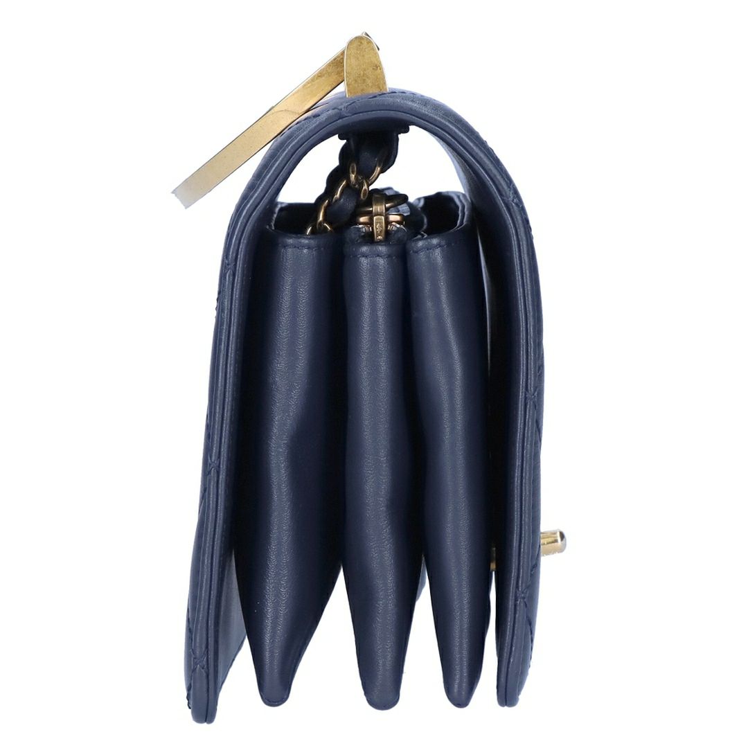 【リユース品】 シャネル CHANEL バッグ ショルダーバッグ マトラッセチェーンショルダーバッグ ネイビー 【お取り寄せ】