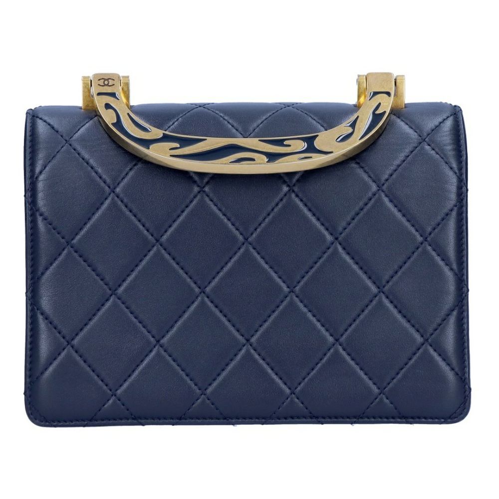 【リユース品】 シャネル CHANEL バッグ ショルダーバッグ マトラッセチェーンショルダーバッグ ネイビー 【お取り寄せ】