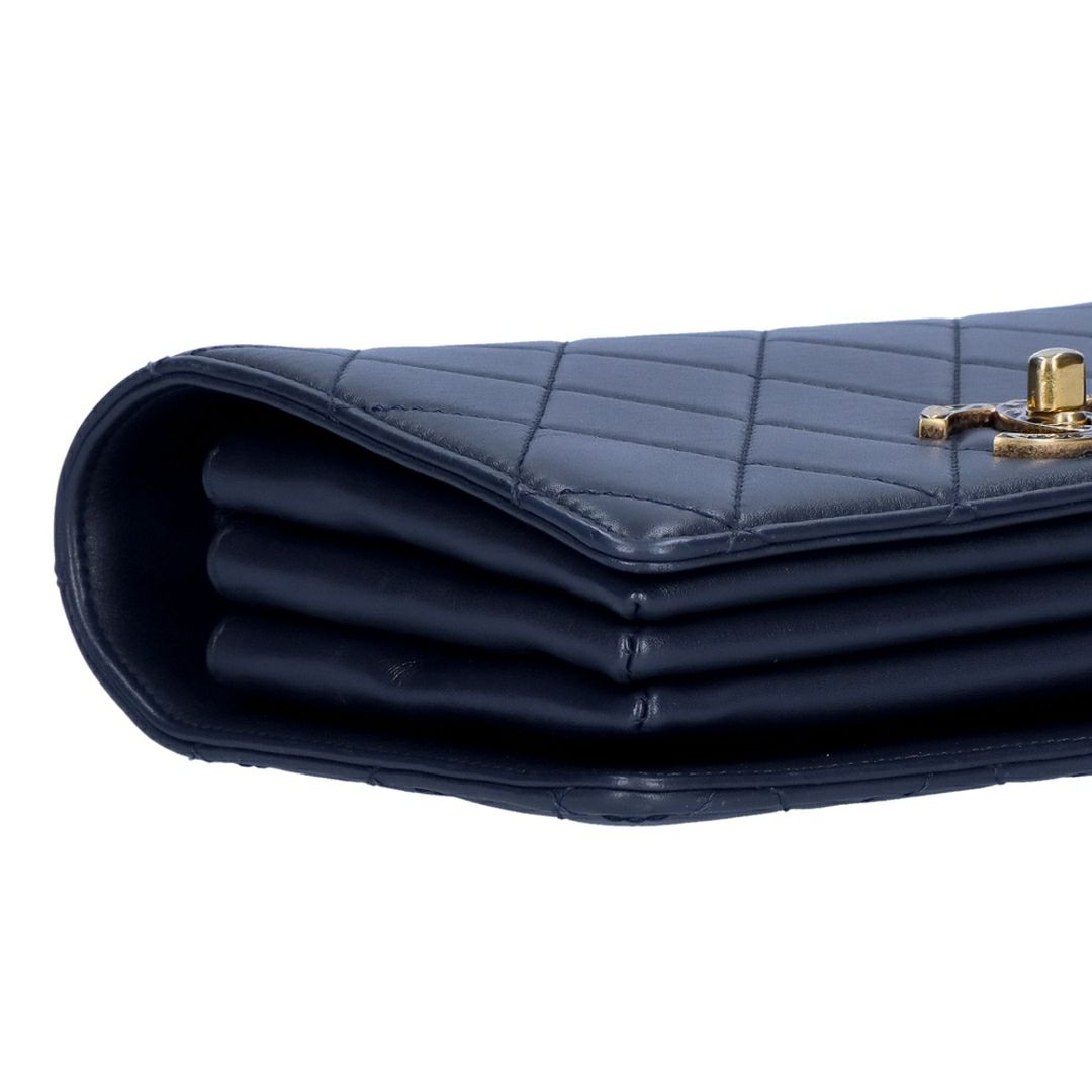 【リユース品】 シャネル CHANEL バッグ ショルダーバッグ マトラッセチェーンショルダーバッグ ネイビー 【お取り寄せ】