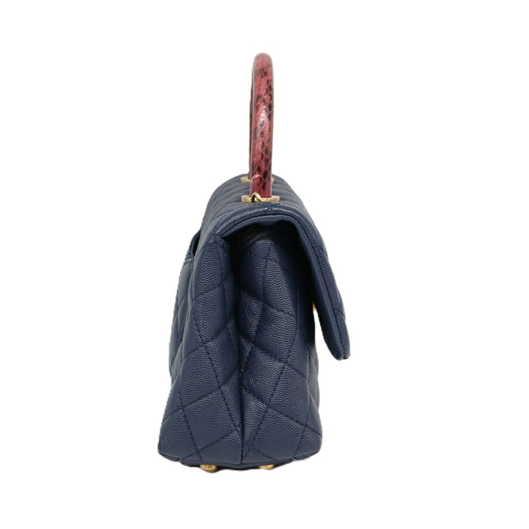【リユース品】 シャネル CHANEL バッグ 2WAYバッグ ココハンドルマトラッセチェーンショルダーバッグ ネイビー 【お取り寄せ】