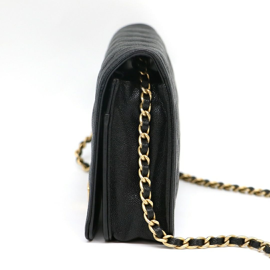 【リユース品】 シャネル CHANEL バッグ チェーンウォレット ボーイシャネルチェーンウォレット AP1117 ブラック 【お取り寄せ】