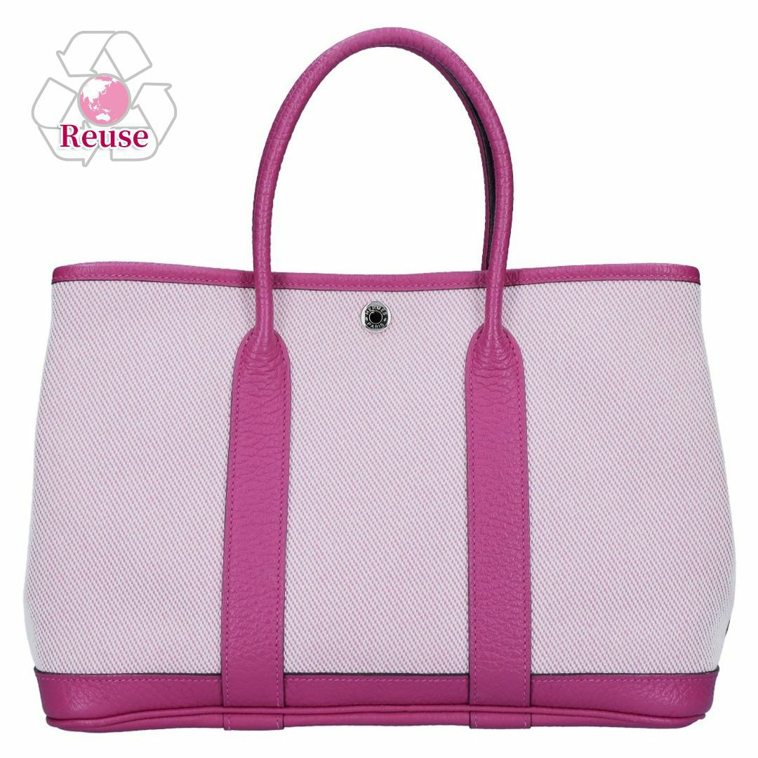 【リユース品】 エルメス HERMES バッグ ハンドバッグ ガーデンパーティ TPM パープル 【お取り寄せ】
