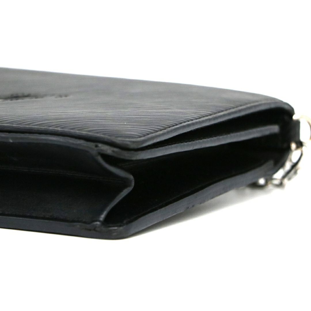 【リユース品】 ルイヴィトン LOUIS VUITTON バッグ チェーンウォレット ポルトフォイユ・ツイストチェーン ブラック 【お取り寄せ】