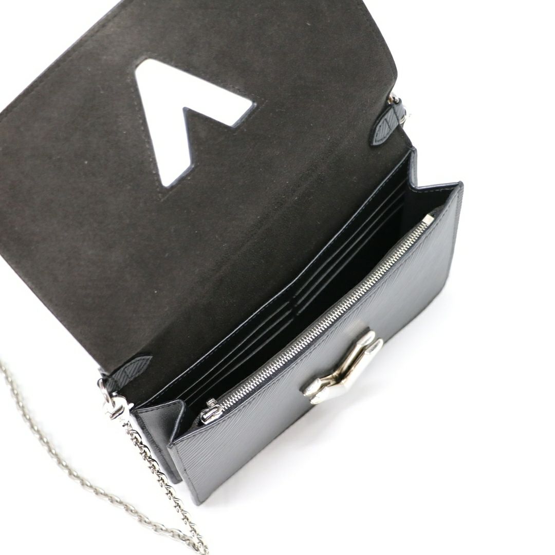 【リユース品】 ルイヴィトン LOUIS VUITTON バッグ チェーンウォレット ポルトフォイユ・ツイストチェーン ブラック 【お取り寄せ】