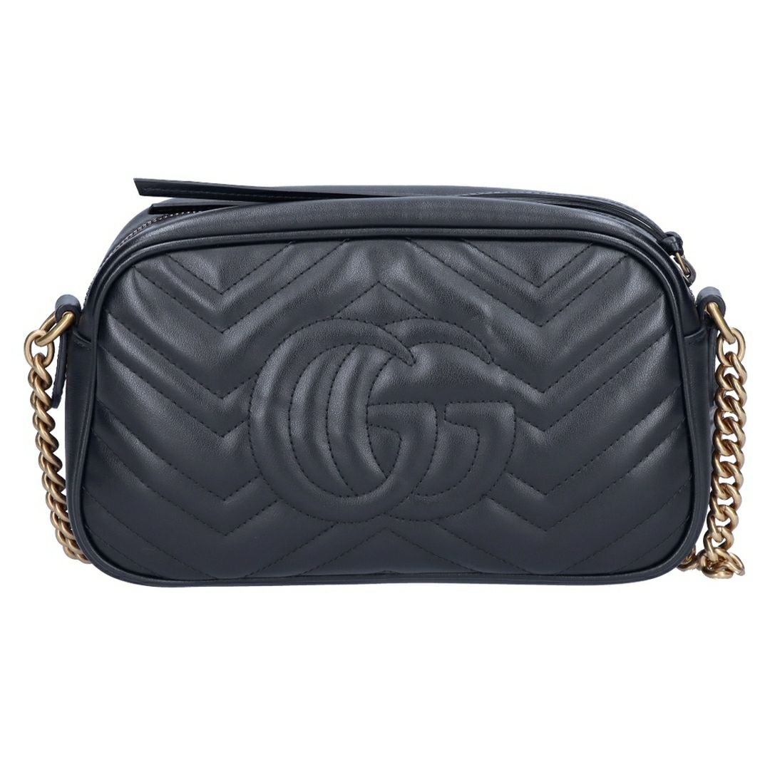 【リユース品】 グッチ GUCCI バッグ ショルダーバッグ GGマーモント チェーン ショルダーバッグ 447632 ブラック 【お取り寄せ】