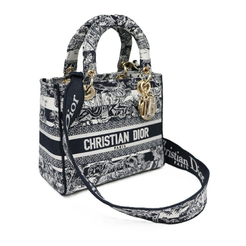 【リユース品】 クリスチャンディオール C.DIOR バッグ トートバッグ レディディオール ネイビー 【お取り寄せ】