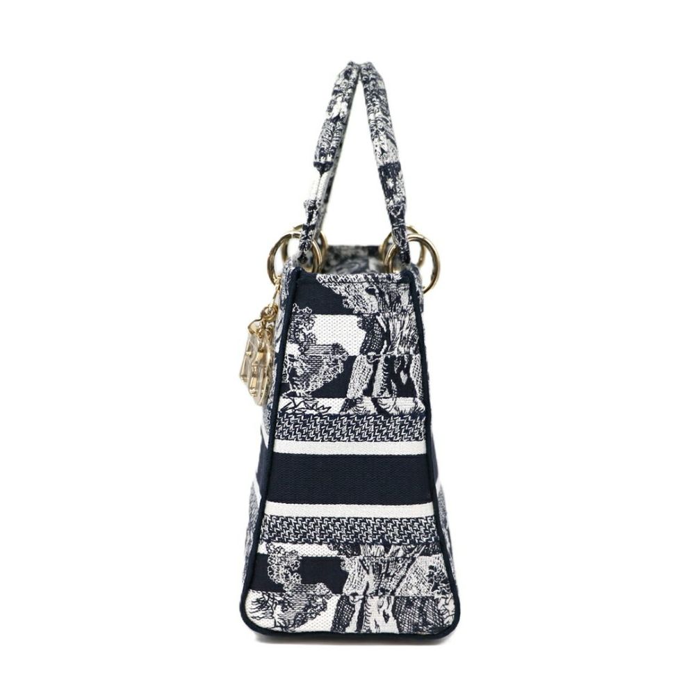 【リユース品】 クリスチャンディオール C.DIOR バッグ トートバッグ レディディオール ネイビー 【お取り寄せ】