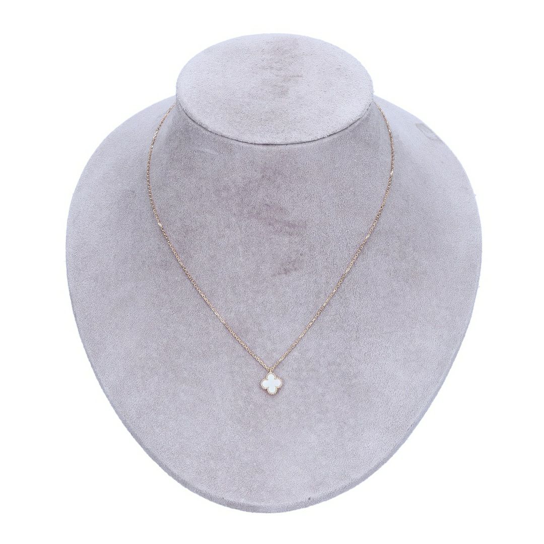 【リユース品】 ヴァンクリーフアーペル Van CleefArpels アクセサリー ネックレス スウィートアルハンブラ ペンダント VCARF69100YG シルバー 【お取り寄せ】