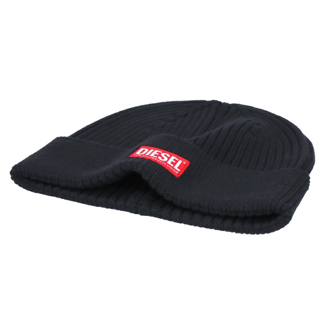 ディーゼル DIESEL 帽子 ビーニー ニットキャップ ニット帽 A09504 0DAOB