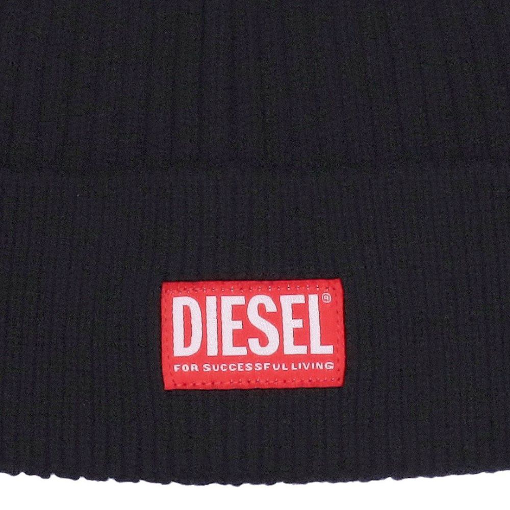 ディーゼル DIESEL 帽子 ビーニー ニットキャップ ニット帽 A09504 0DAOB