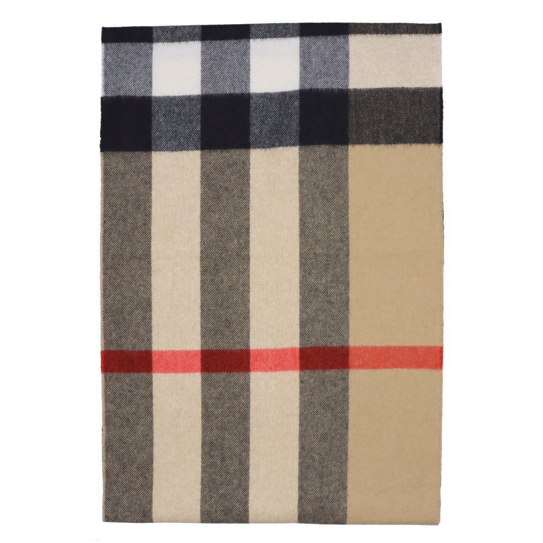 バーバリー BURBERRY マフラー ストール バーバリーチェック 8077890 A7026 ARCHIVE BEIGE カシミア カシミヤ