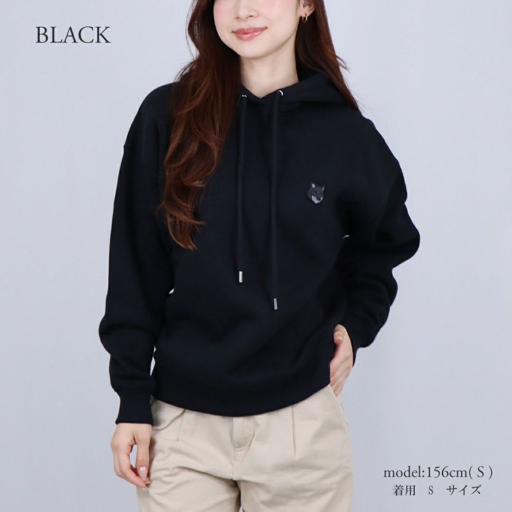 メゾンキツネ MAISON KITSUNE レディース パーカー トレーナー スエット ボールド フォックスヘッド パッチ MW00704KM0307