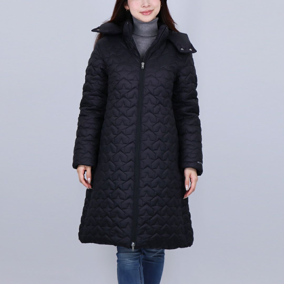 マルニ MARNI キッズ レディース キルティングコート フーディ 中綿コート MJ139F M01166 M00SQ 0M900 BLACK