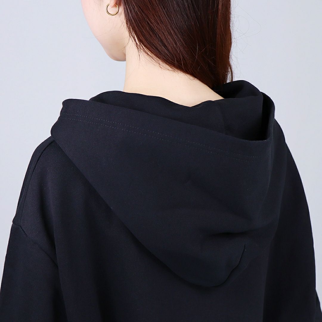 ヌメロヴェントゥーノ N°21 レディース スウェット パーカー フーディ プルオーバー N21893N0154 0N900 BLACK