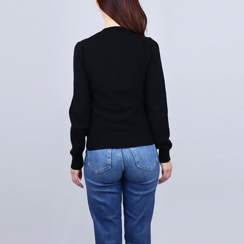 コムデギャルソン COMME DES GARCONS レディース ニットカーディガン ROUNDNECK SMALL N079 051 1-BLACK