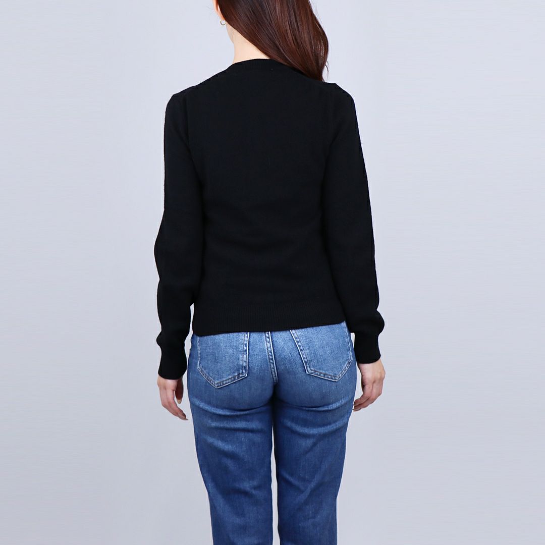 コムデギャルソン COMME DES GARCONS レディース ニットカーディガン ROUNDNECK SMALL N079 051 1-BLACK