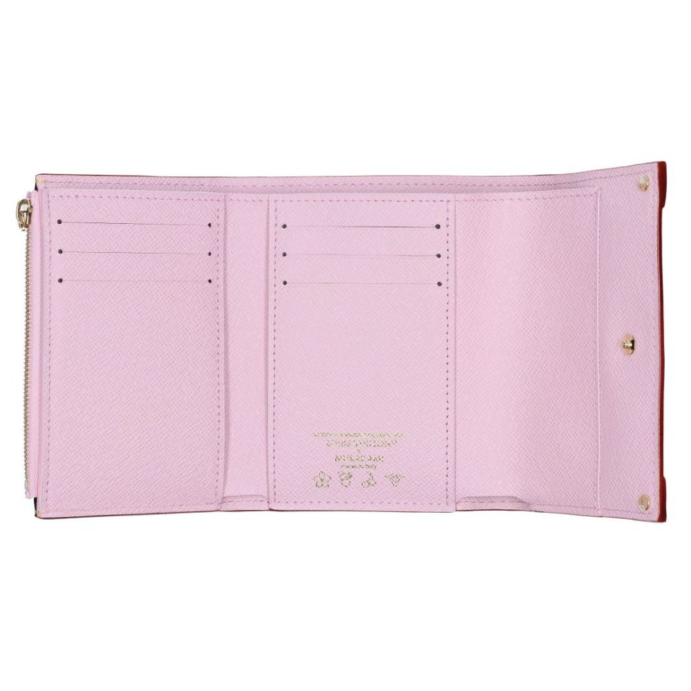 ルイヴィトン LOUIS VUITTON 折財布 三つ折財布 コンパクト財布 村上隆 M13427 LV×TM ポルトフォイユ･ヴィクトリーヌ サクラブラウン