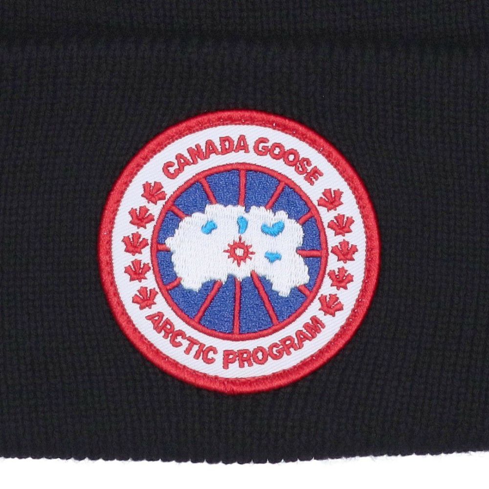 カナダグース CANADA GOOSE 帽子 ニット帽 ニットキャップ 6936M 61 BLACK