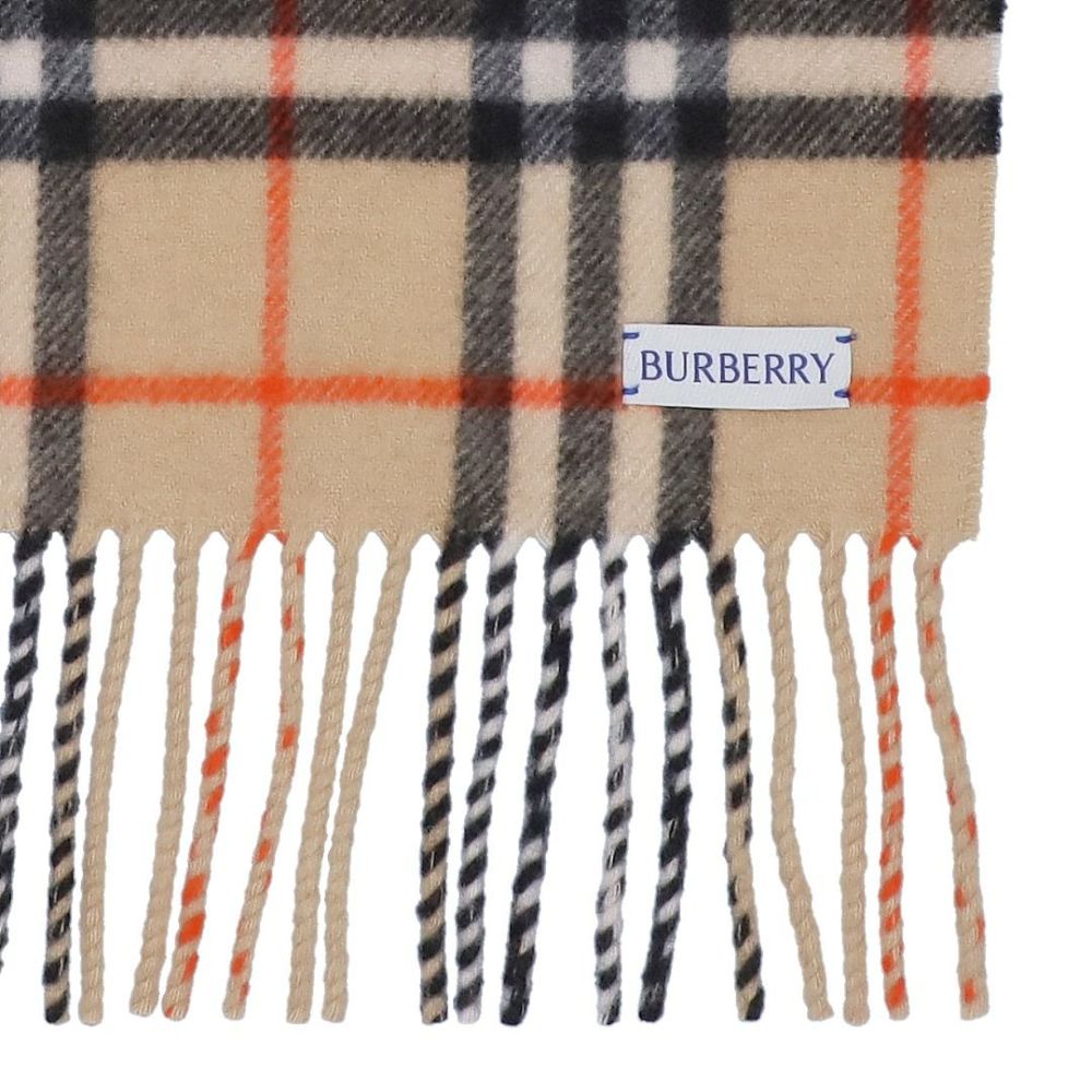 バーバリー BURBERRY カシミア カシミヤ マフラー ストール バーバリーチェック 8096537 B9719 SAND