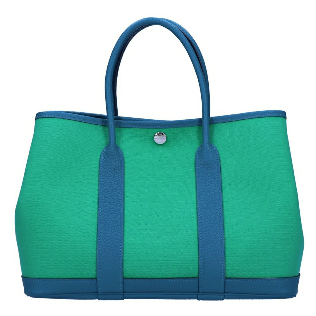 【リユース品】 エルメス HERMES バッグ ハンドバッグ ガーデンパーティ PM グリーン系 【お取り寄せ】