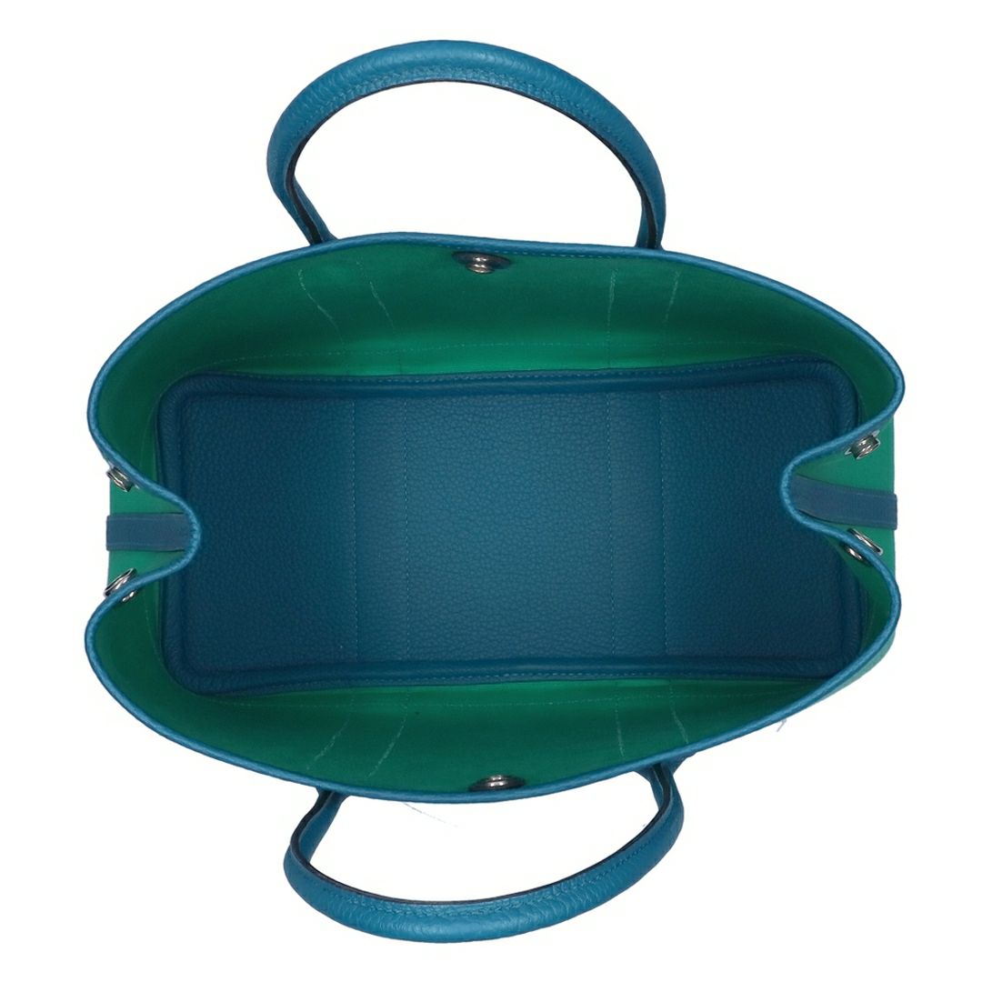 【リユース品】 エルメス HERMES バッグ ハンドバッグ ガーデンパーティ PM グリーン系 【お取り寄せ】
