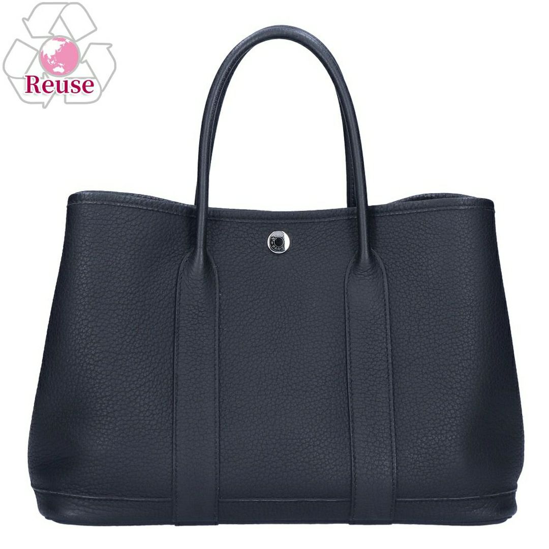 【リユース品】 エルメス HERMES バッグ ハンドバッグ ガーデンパーティ TPM ブラック 【お取り寄せ】