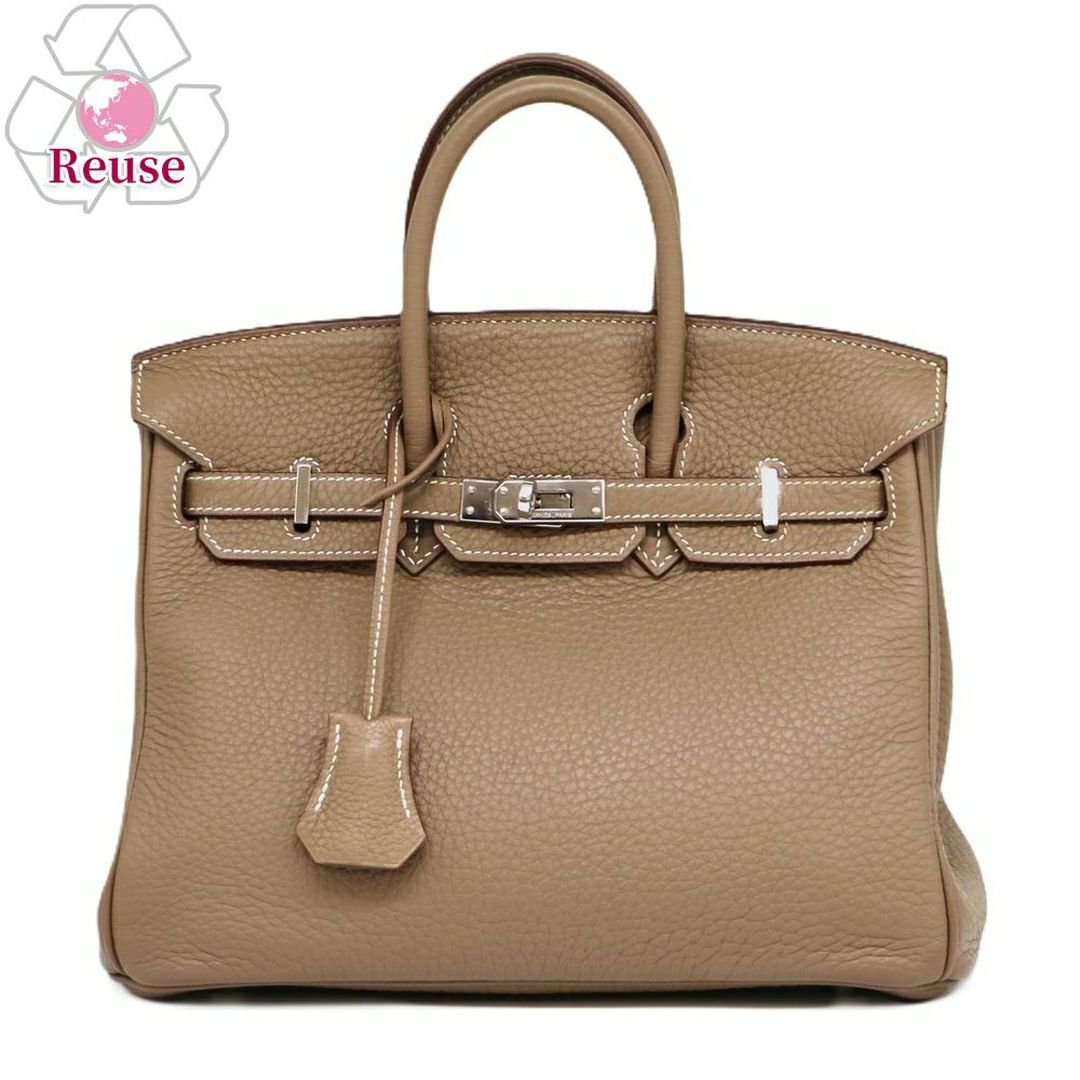 【リユース品】 エルメス HERMES バッグ ハンドバッグ バーキン25 エトープ/シルバー金具 【お取り寄せ】