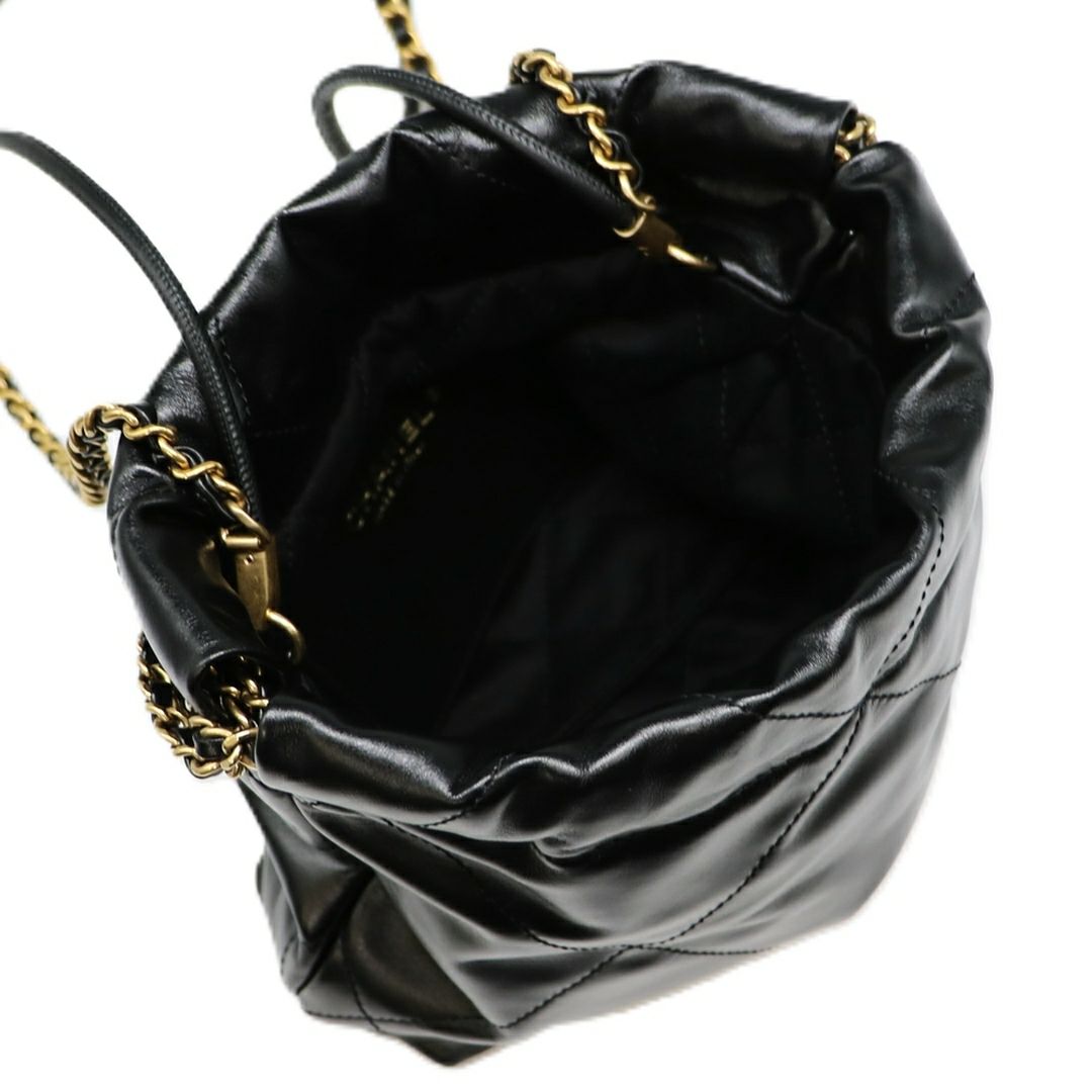 【リユース品】 シャネル CHANEL バッグ ショルダーバッグ CHANEL22 チェーンショルダーバッグ AS3980 ブラック/ゴールド金具 【お取り寄せ】