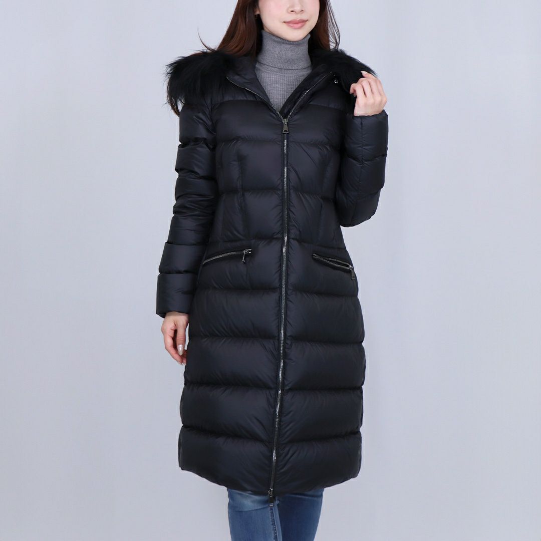 モンクレール MONCLER レディース ダウンコート ダウンジャケット ロングダウン BOEDIC 1C000 22 595FE 999 BLACK