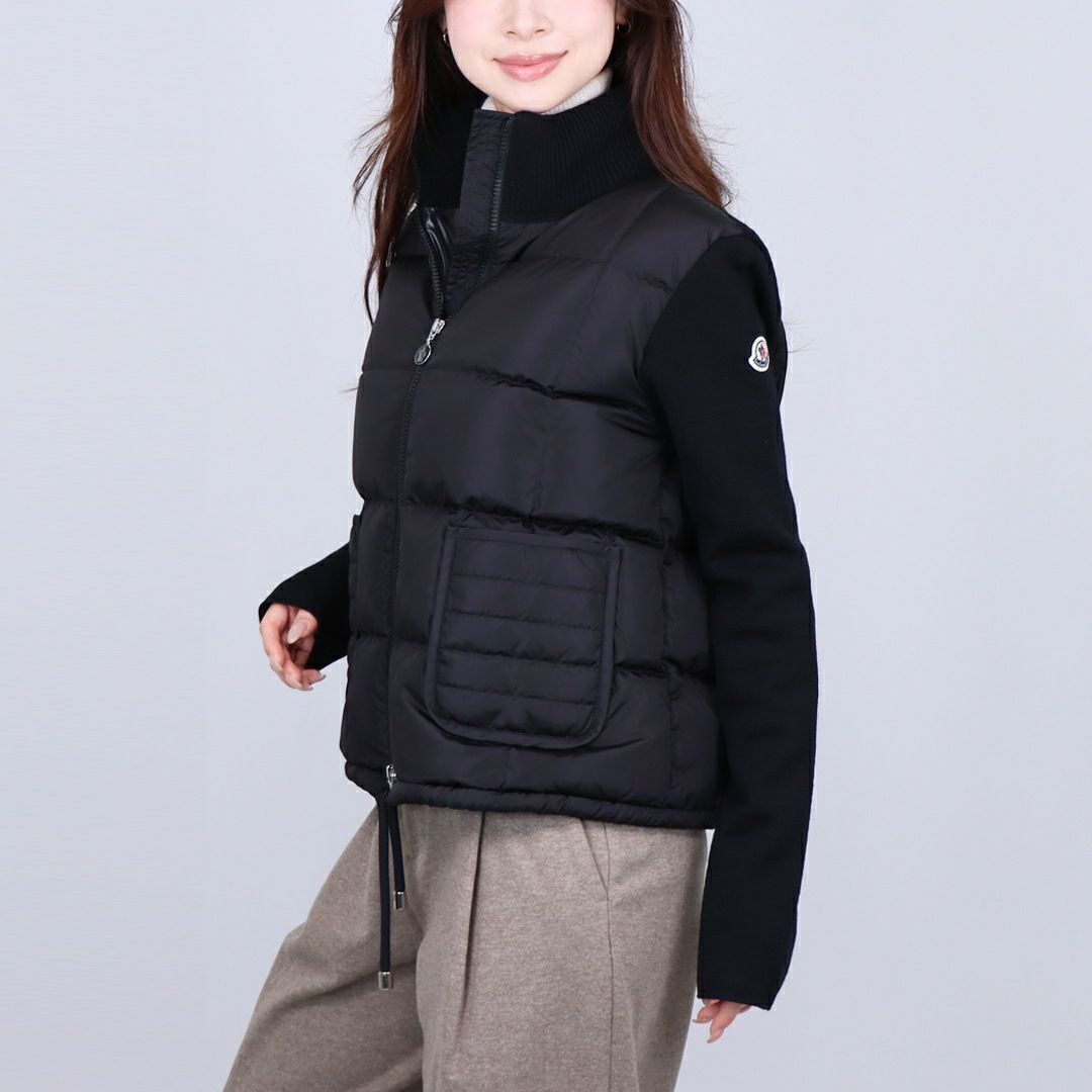 モンクレール MONCLER レディース ダウンジャケット カーディガン 9B000 03 M1131 999 BLACK