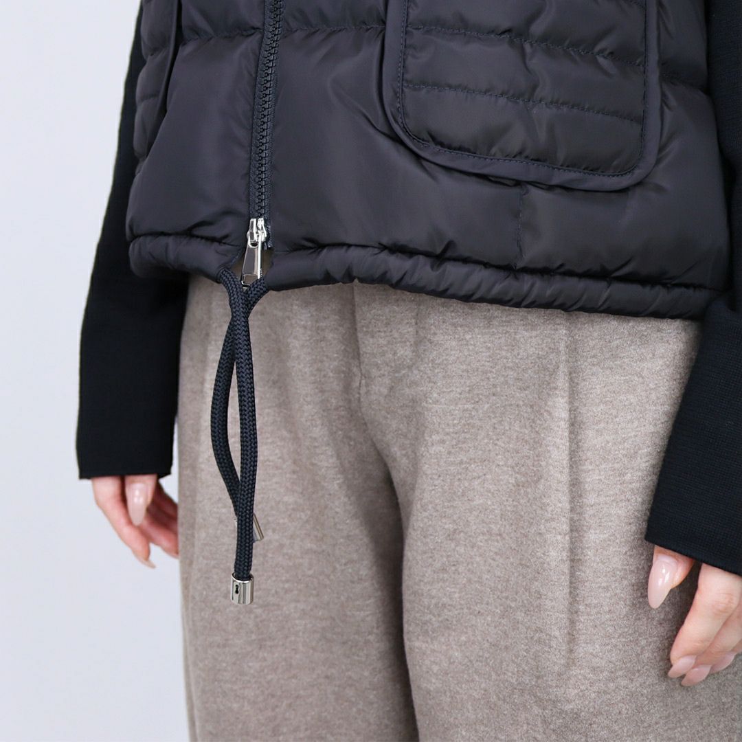 モンクレール MONCLER レディース ダウンジャケット カーディガン 9B000 03 M1131 999 BLACK