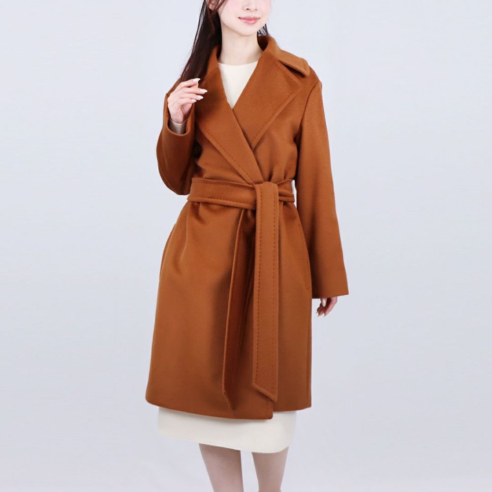 マックスマーラ ステュディオ MAXMARA STUDIO レディース ヴァージンウールコート TIGRE 2426016091 056 CUOIO