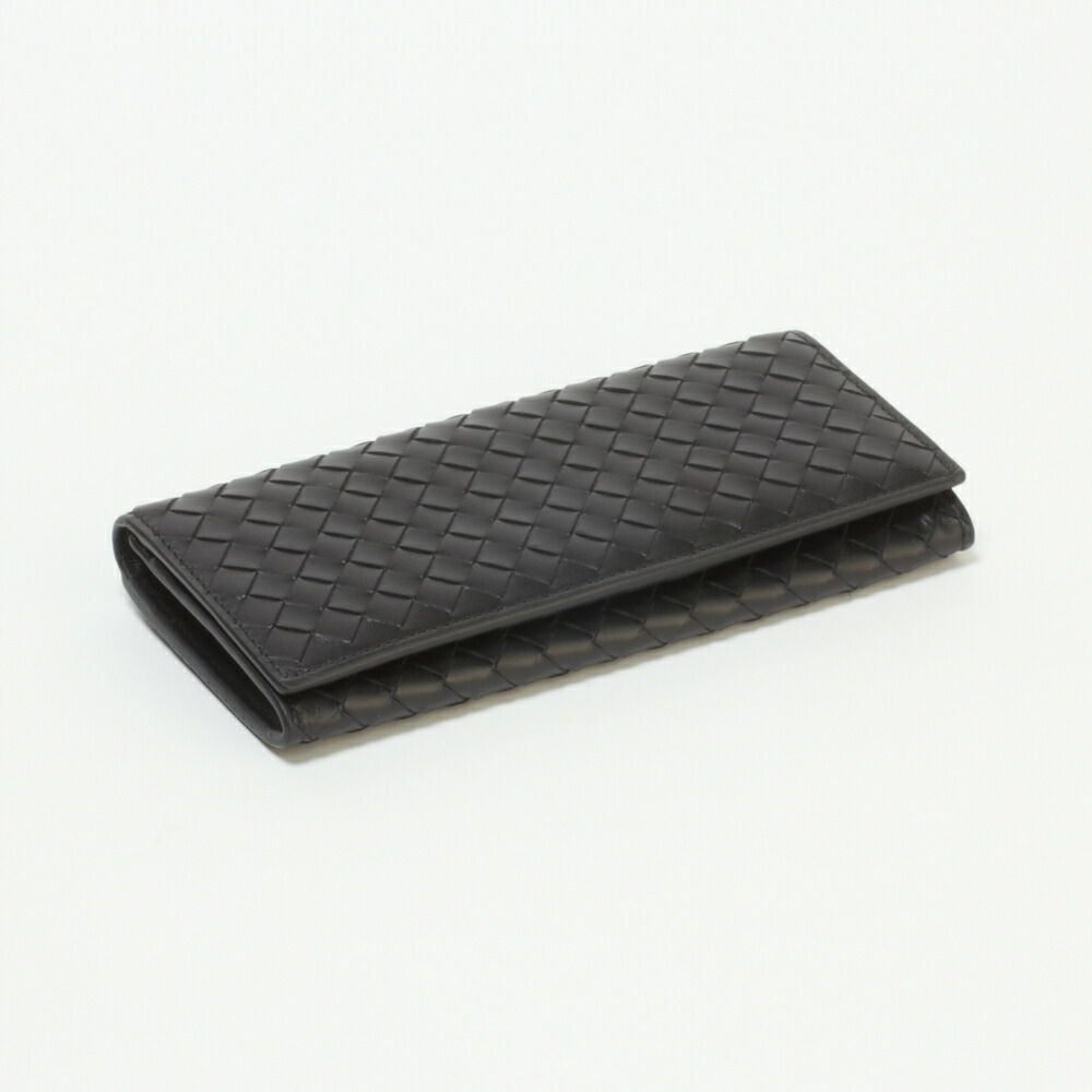 ボッテガヴェネタ メンズ 長財布 イントレチャート 小銭入れ無し BOTTEGA VENETA 120697-V47W1 1000 NERO