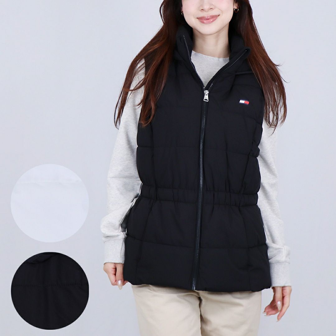 トミーヒルフィガー TOMMY HILFIGER レディース ベスト 中綿ベスト TPO9651V パデッドベスト