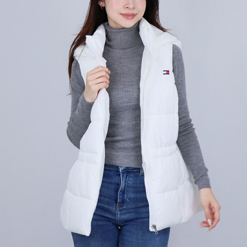 トミーヒルフィガー TOMMY HILFIGER レディース ベスト 中綿ベスト TPO9651V パデッドベスト