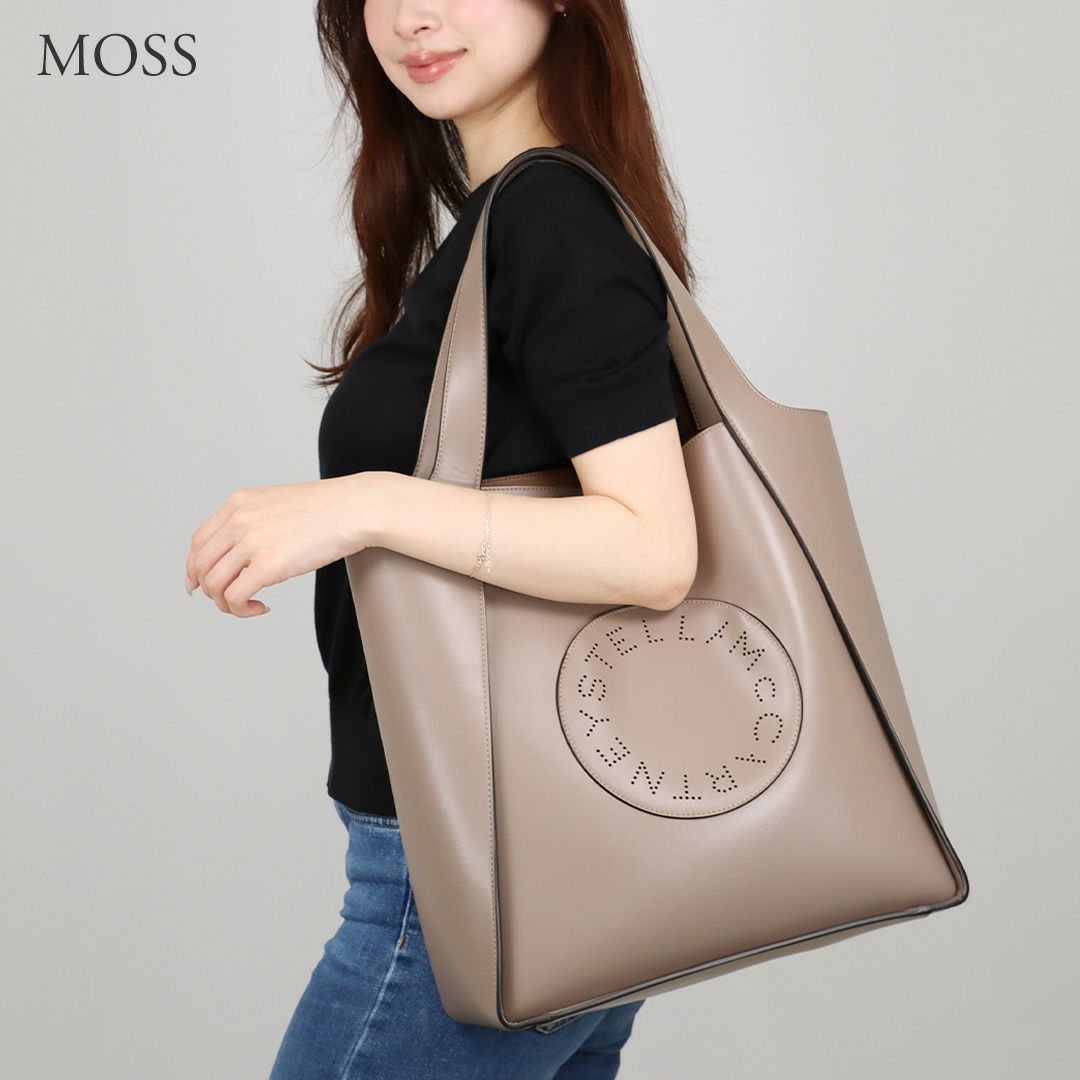 ステラマッカートニー STELLA McCARTNEY トートバッグ ロゴ スクエア 7B0031 W8542