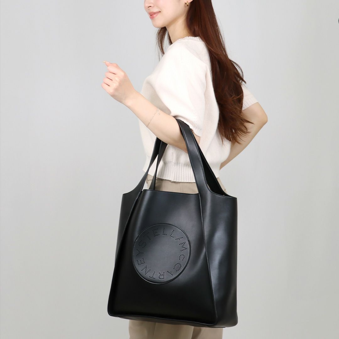 ステラマッカートニー STELLA McCARTNEY トートバッグ ロゴ スクエア 7B0031 W8542