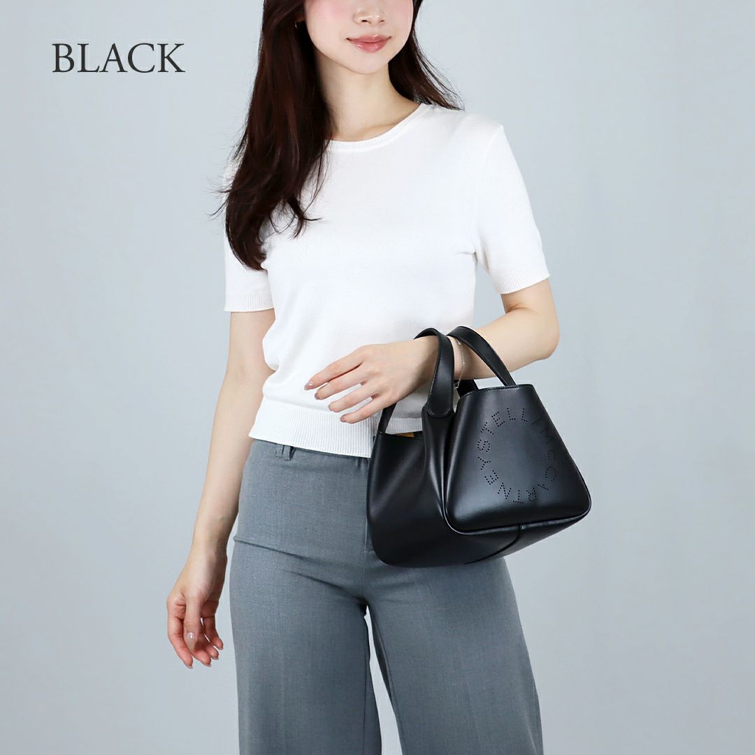 ステラマッカートニー STELLA McCARTNEY 2WAYバッグ ロゴ ダブルトップハンドル クロスボディバッグ 7B0081 W8542