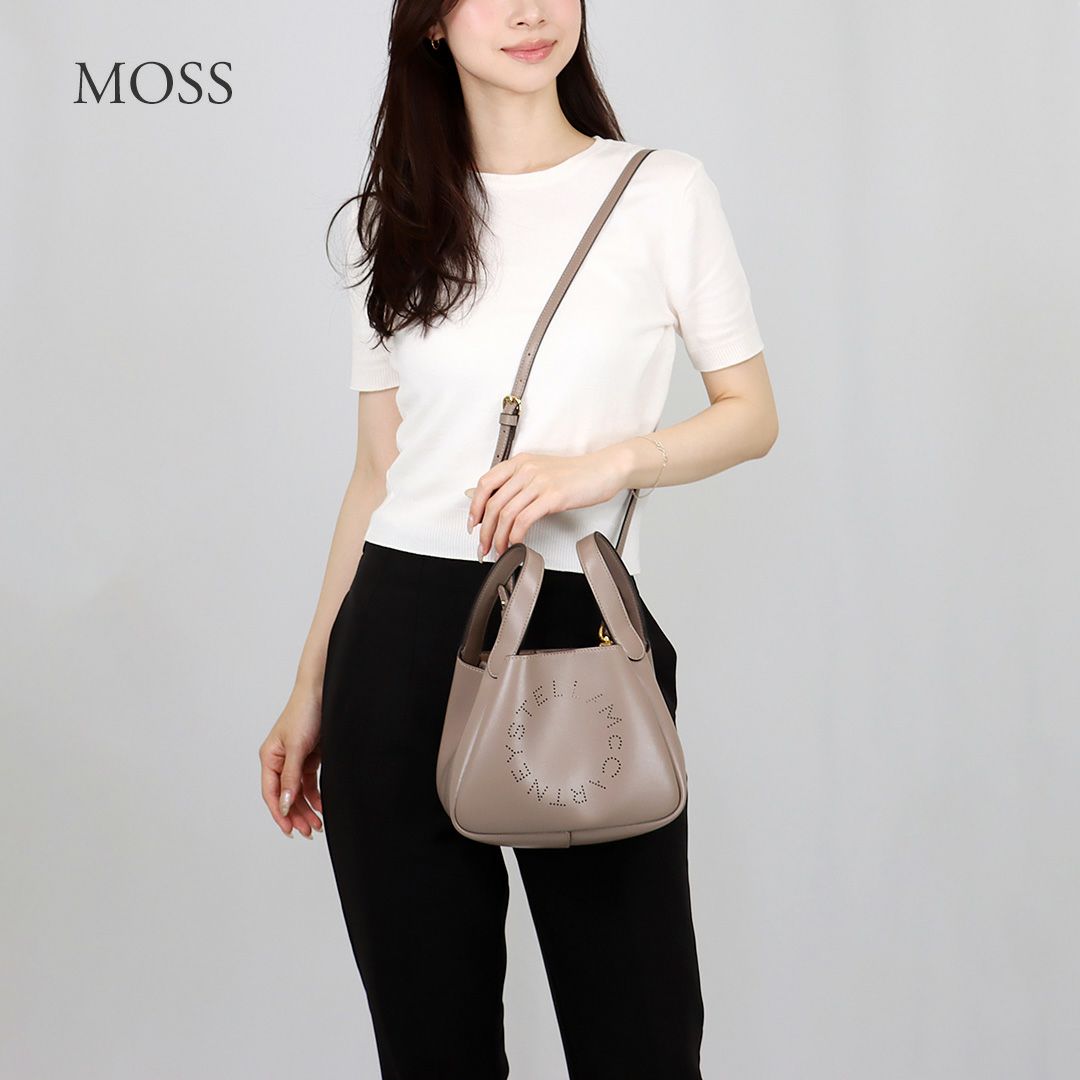 ステラマッカートニー STELLA McCARTNEY 2WAYバッグ ロゴ ダブルトップハンドル クロスボディバッグ 7B0081 W8542