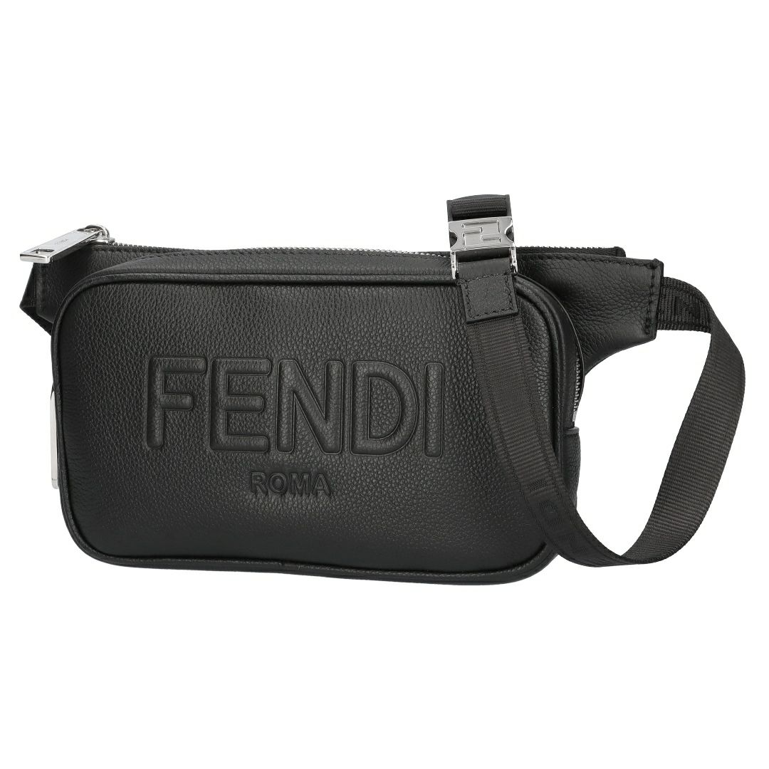 フェンディ FENDI ショルダーバッグ ボディバッグ MARSUPIO VIT.CHER 7VA605 AMAC F0GXN NERO+PALLADIO 【お取り寄せ】