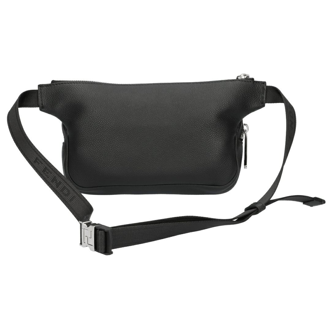 フェンディ FENDI ショルダーバッグ ボディバッグ MARSUPIO VIT.CHER 7VA605 AMAC F0GXN NERO+PALLADIO 【お取り寄せ】