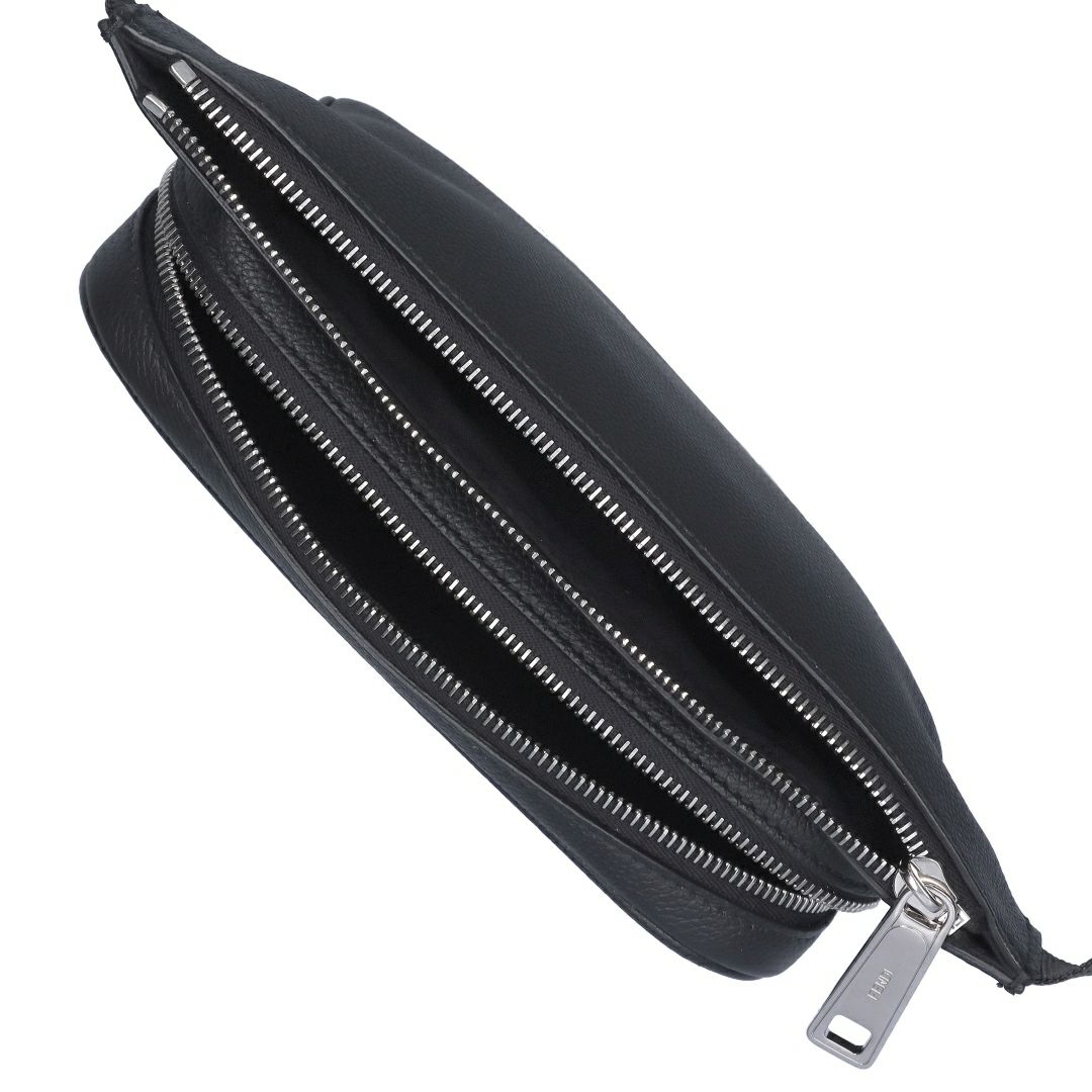 フェンディ FENDI ショルダーバッグ ボディバッグ MARSUPIO VIT.CHER 7VA605 AMAC F0GXN NERO+PALLADIO 【お取り寄せ】